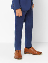 Blue page boy trousers