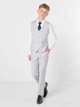 Stone grey page boys outfit