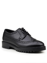 Boys black chunky  brogues - Leyton