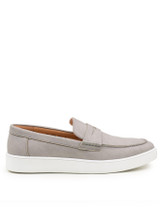 Boys grey slip on loafers - Braden