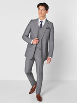 Older boys dove grey wedding suit