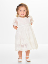 Ivory christening dress