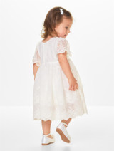 Ivory flower girls dress