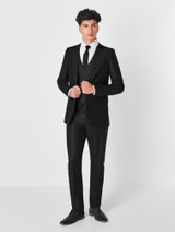 Boys black wedding suit