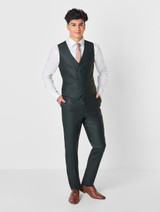 Midnight  green prom suit