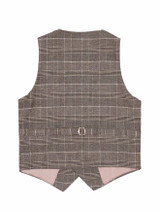 Brown page boy waistcoat