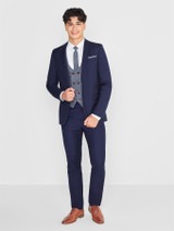 Navy and blue page boy outfit