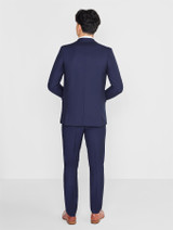 Navy check page boy outfit