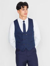 Boys navy waistcoat & trouser suit - Cillian