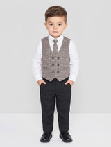 Baby boys check suit
