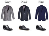 Infographic | Colour match: suits & shoes