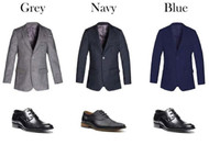 Infographic | Colour match: suits & shoes