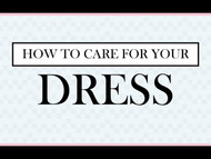 Infographic | 9 Tips To Care For Your Dress