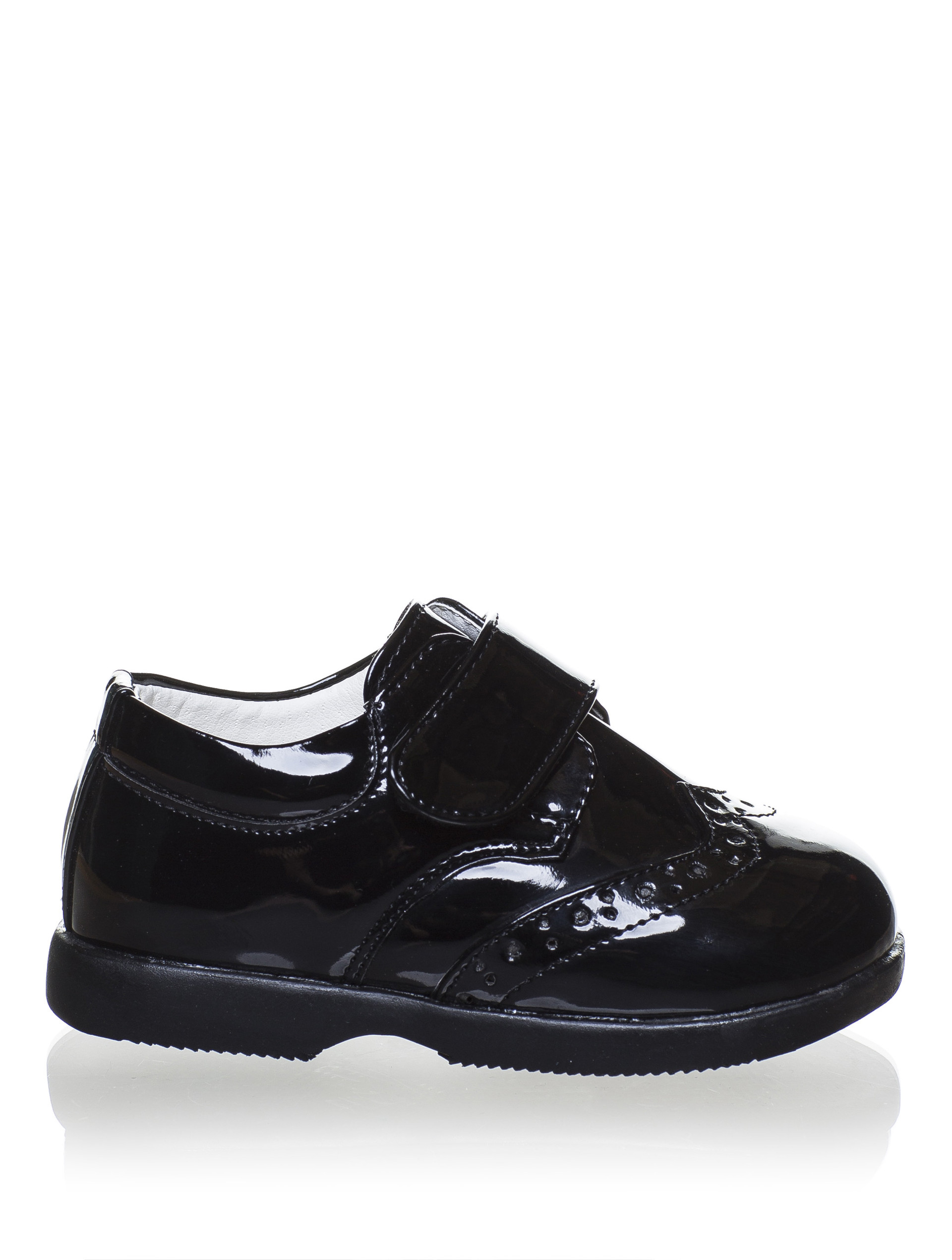 Baby boys patent black shoes Page boy shoes
