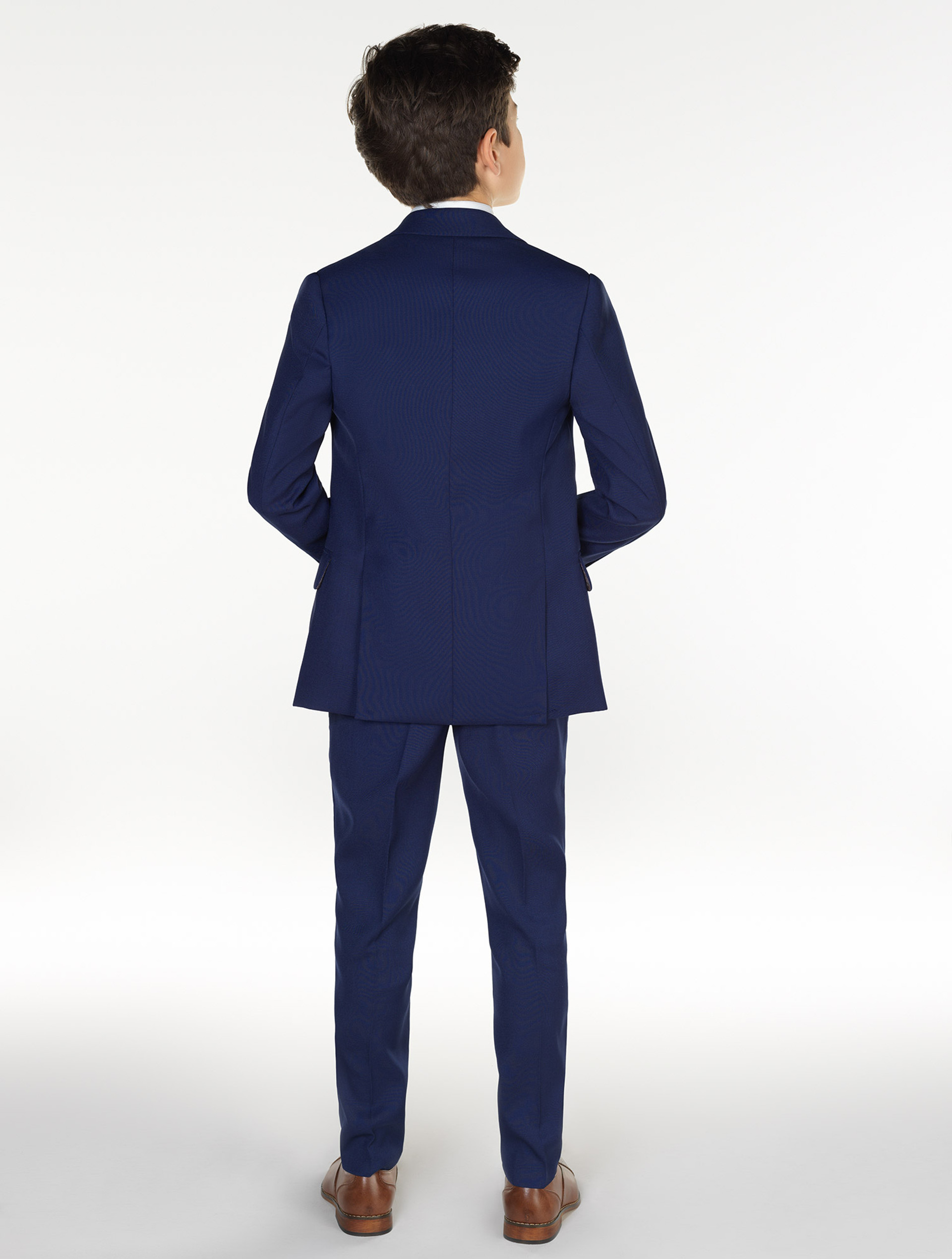 Boys blue & navy suit Boys blue wedding suit Kingsman