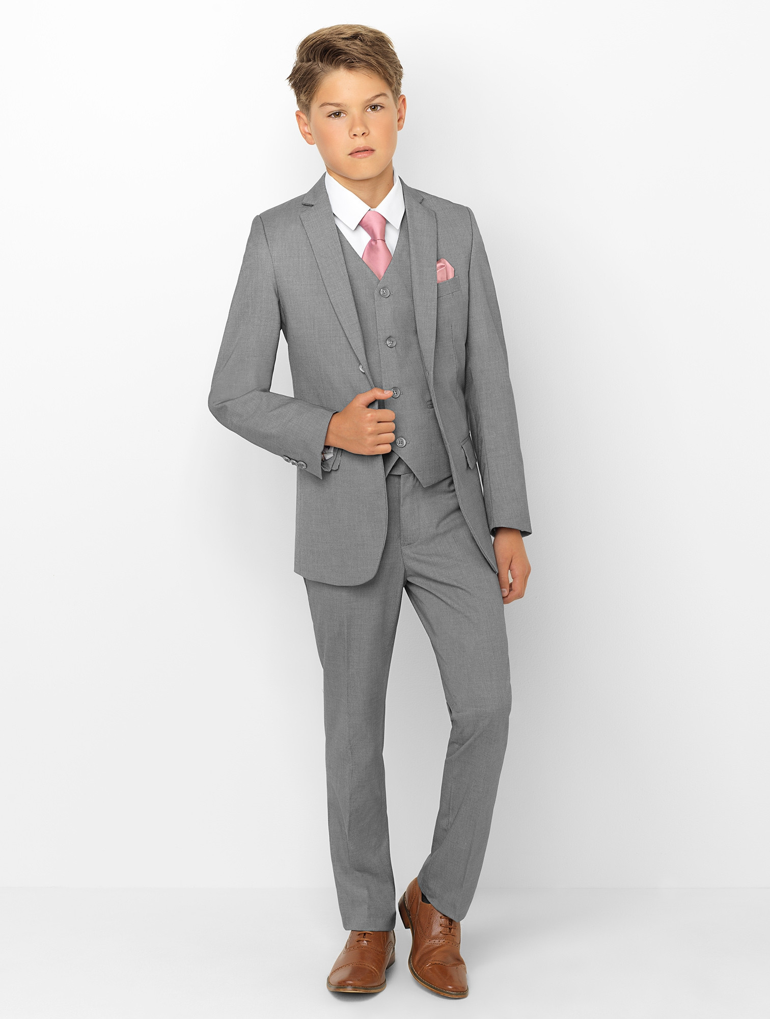 Vincent Boys Suit- Grey