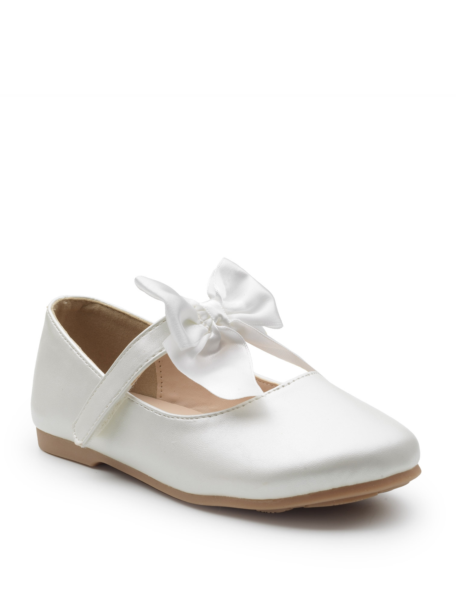 Off White Baby Girls Shoes In White