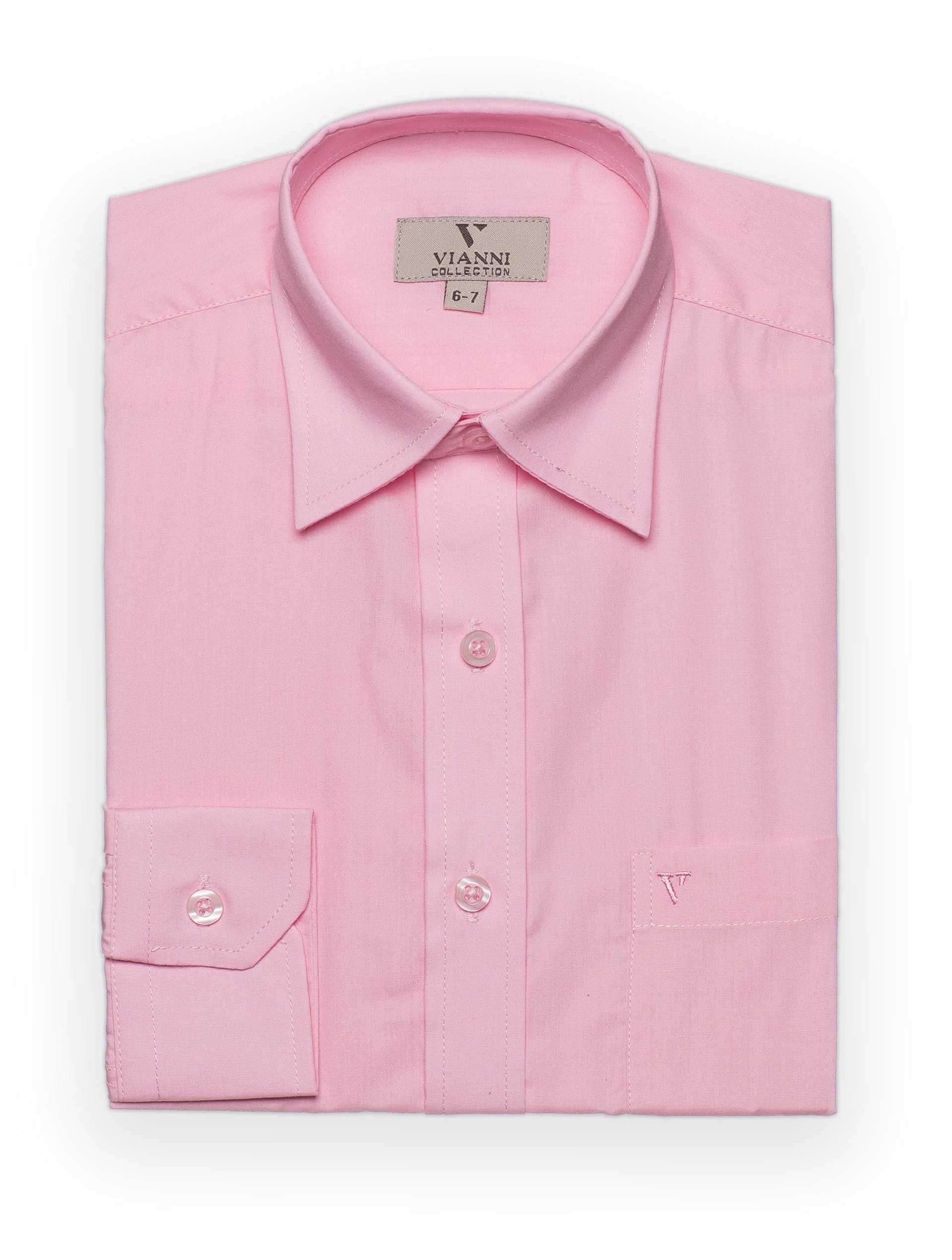 Boys White Shirt, Blue Piping main image 0