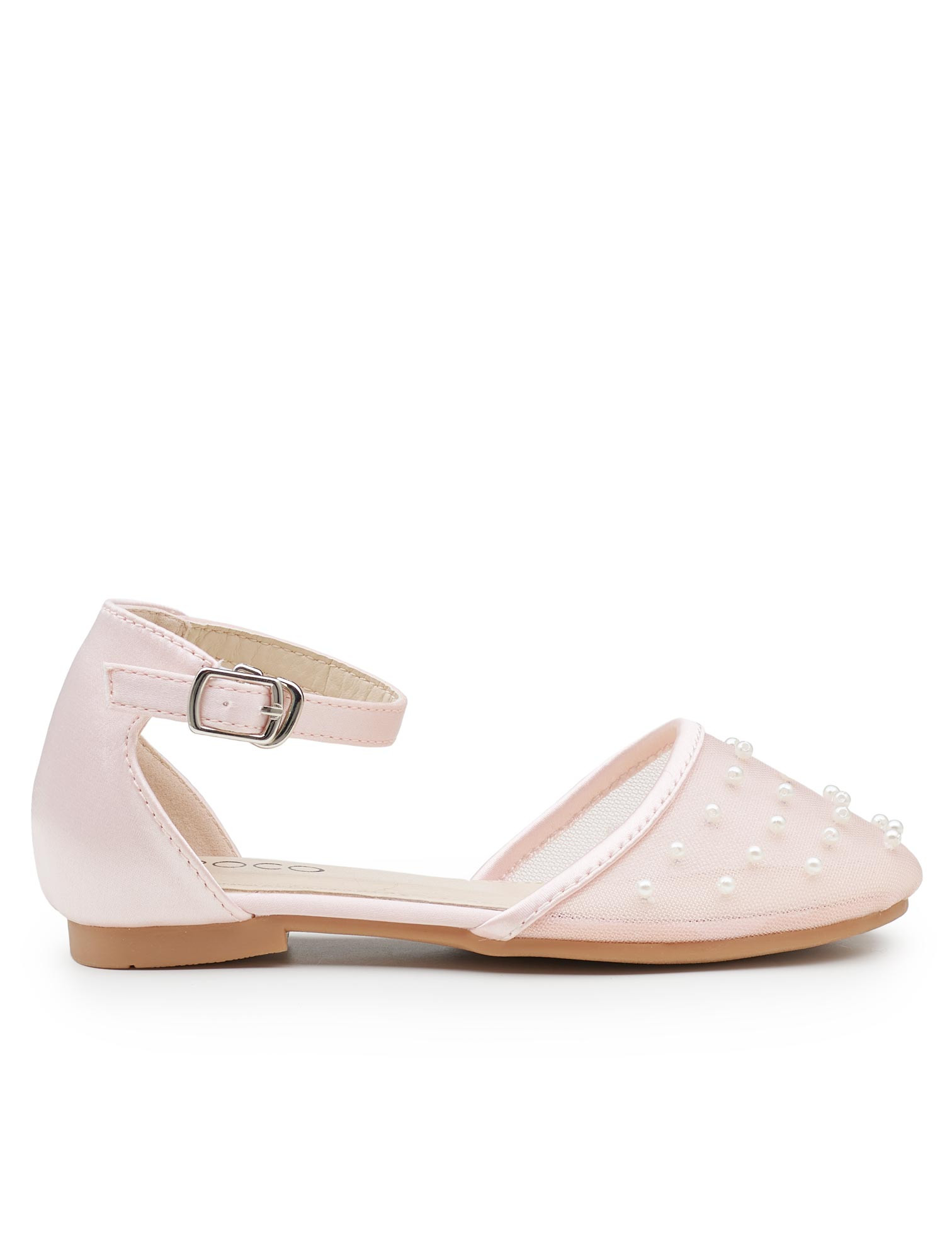 Velvet Shoe - Slip on Shoe - Light Pink Prom Shoe main image 0