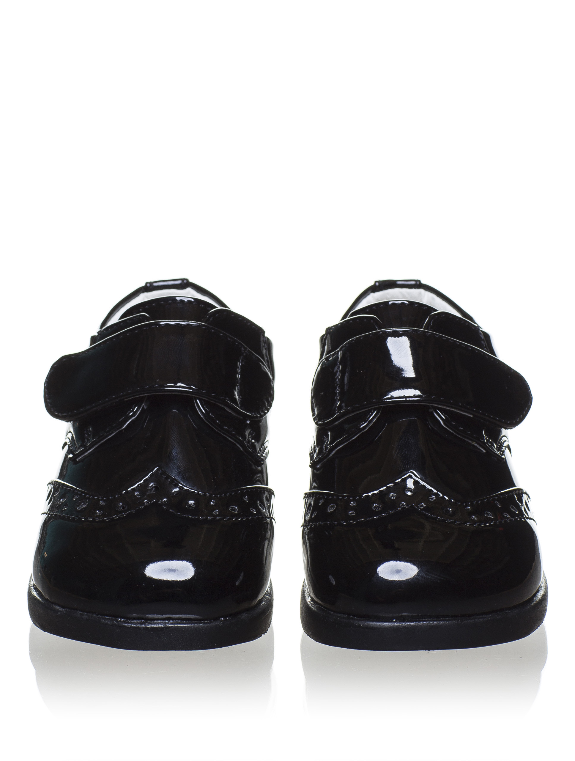 Baby boys patent black shoes Page boy shoes