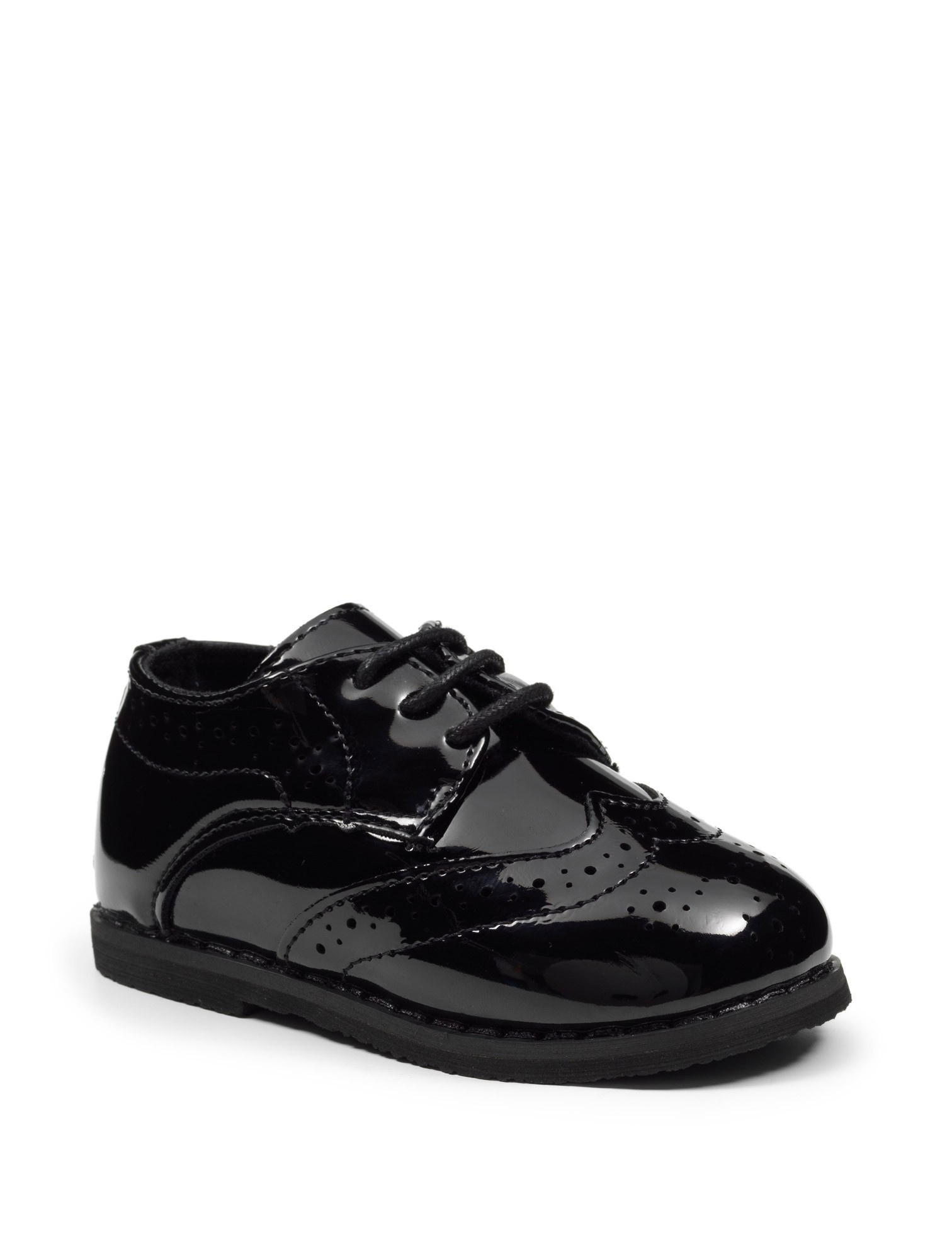 Baby boys patent black shoes Page boy shoes