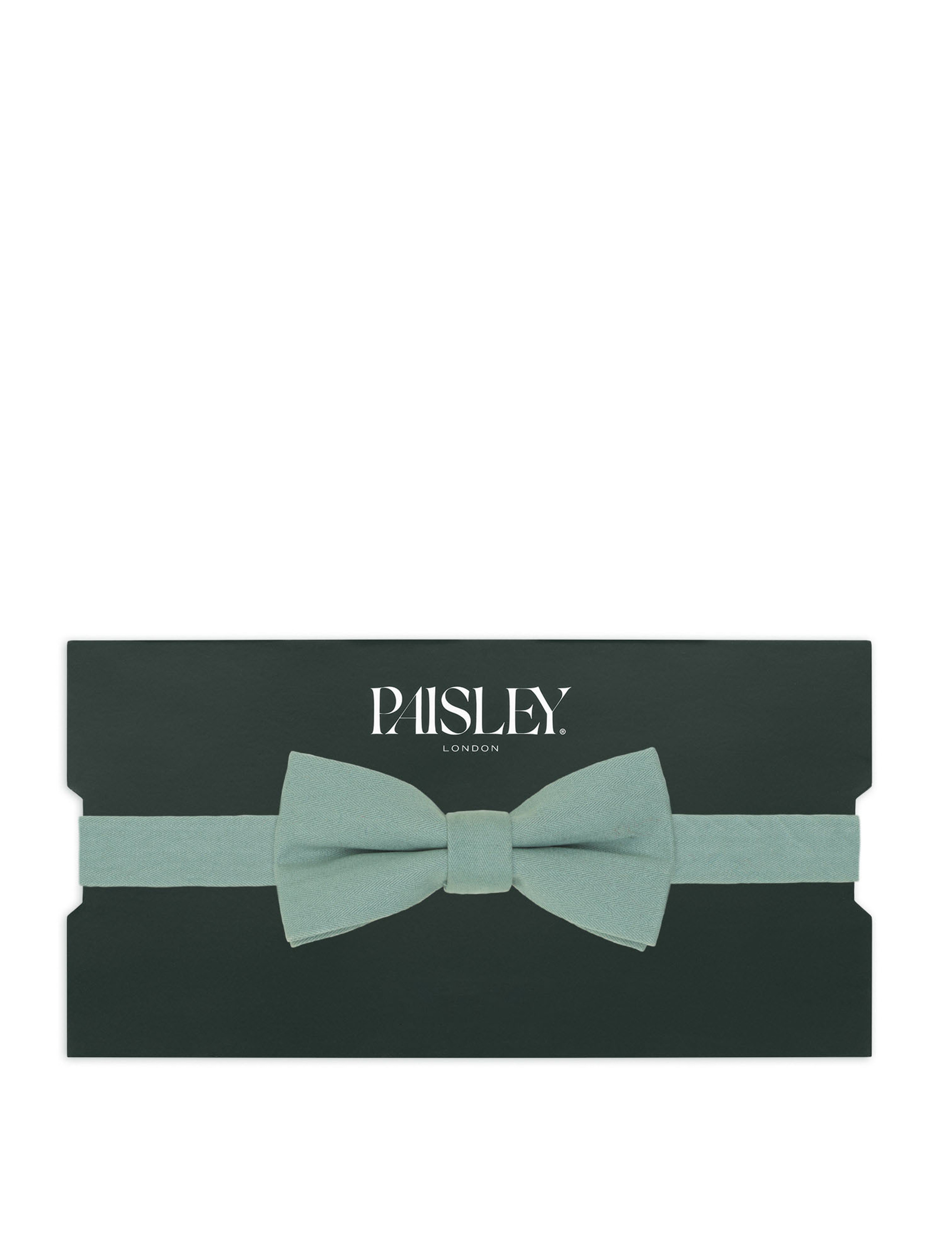 Paisley of London | Sage green dickie bow | Bow tie | Dickie bow tie