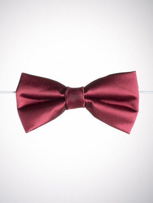 Burgundy bow tie