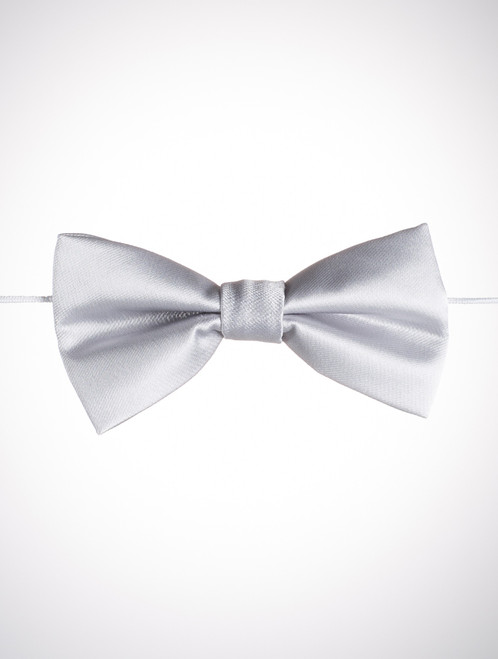 Boys silver dickie bow