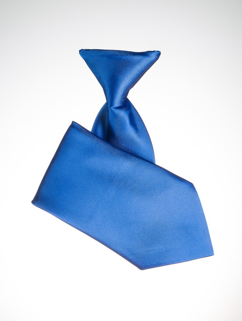 Boys royal blue elasticated tie