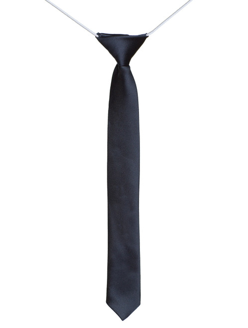 Boys navy skinny tie