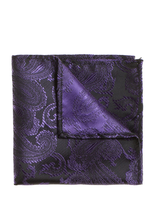 Purple pocket square