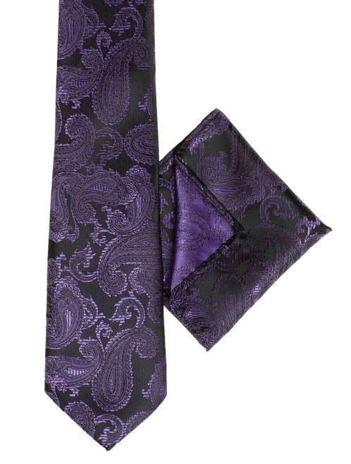 Boys purple tie