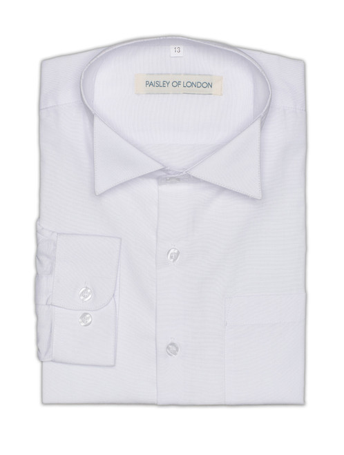 Boys wing collar shirt