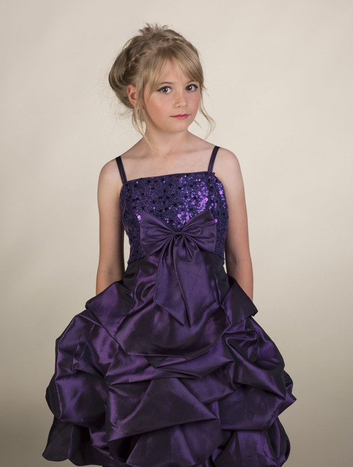 Purple dresses for girls Clearance