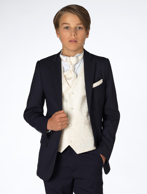 boys navy wedding suits