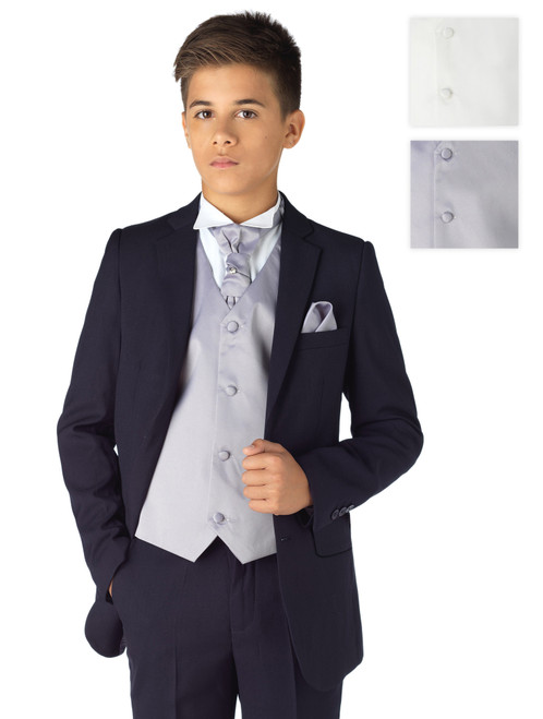 boys navy suits