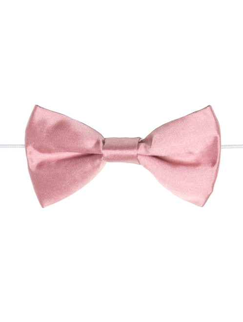 Dusky pink bow tie