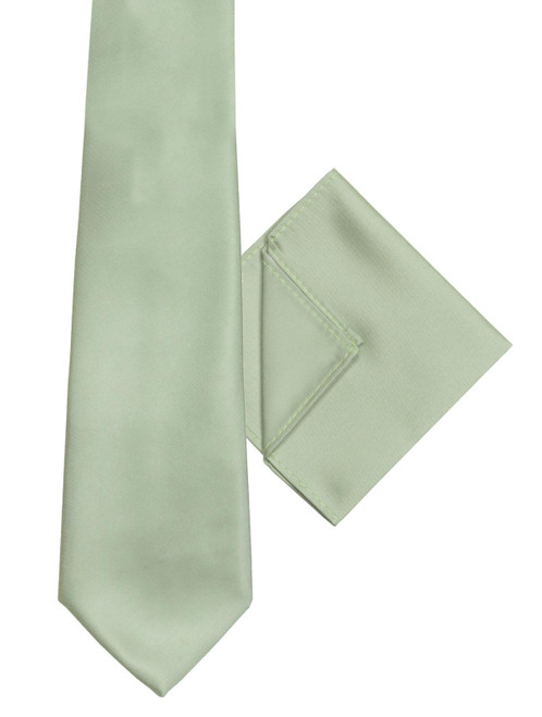 Boys mint tie and hanky set