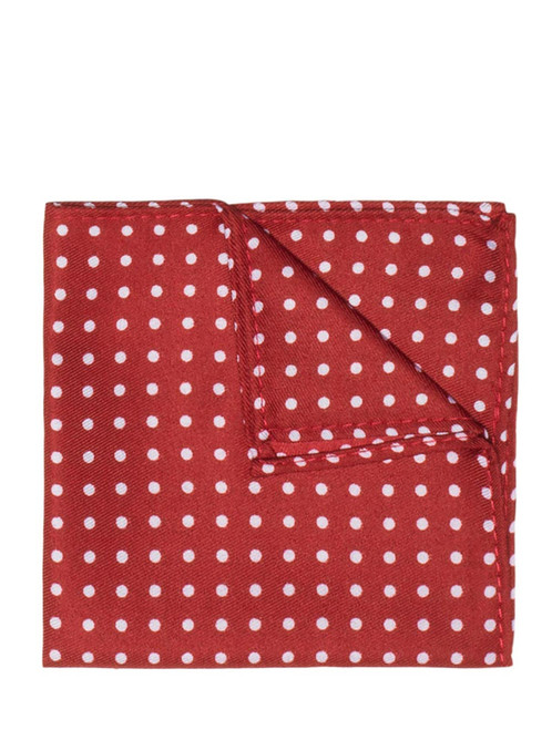 boys red spotty handkerchief