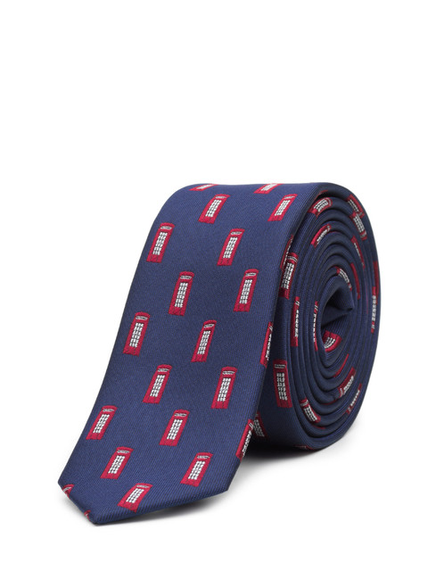 Boys royal telephone box tie