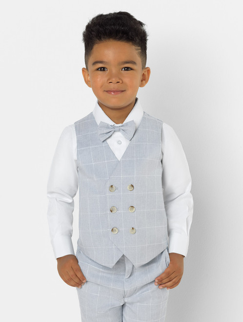 Baby Boys Charcoal Suits Boys Wedding Suits Page Boy Boys Grey Waistcoat Suit