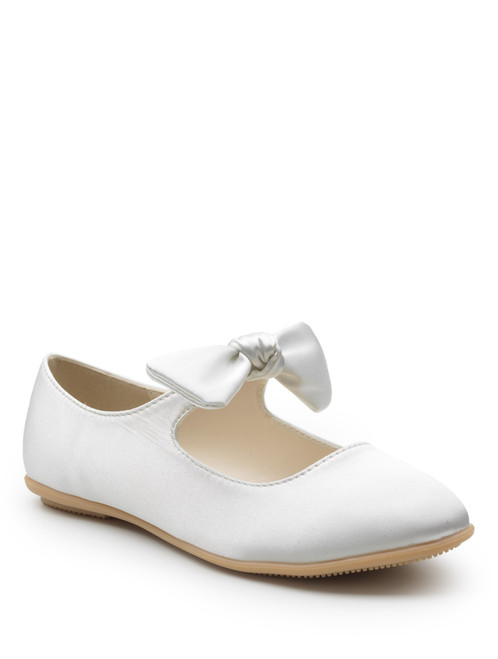 Paisley of London Girls White Flower Girls Shoes