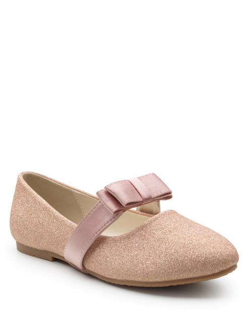 Girls Rose Gold Shoe by Paisley of London