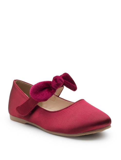 Paisley of London Girls Wine Red Shoes