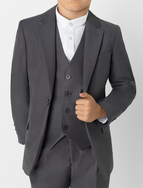 Boys grey suit jacket - Roco Modern Fit