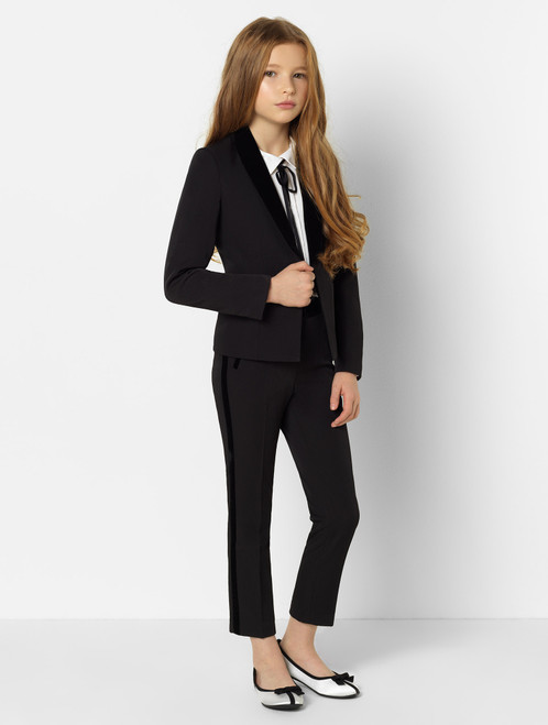 Fashionable girl in suit hi-res stock photography and images - Alamy