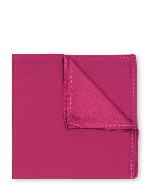 Boys berry coloured pocket square