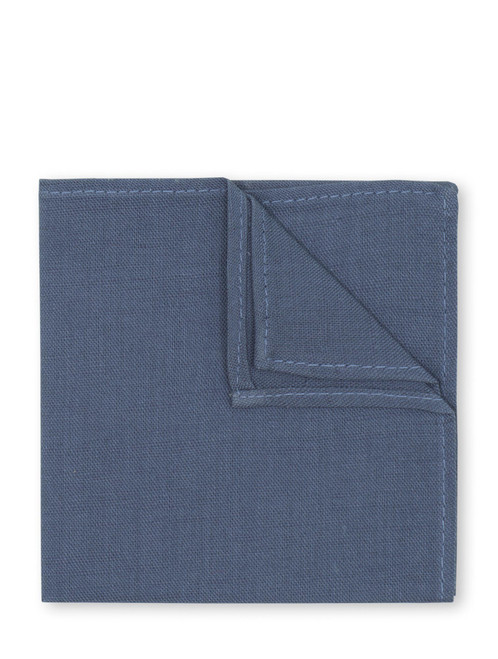 Boys vintage blue pocket square