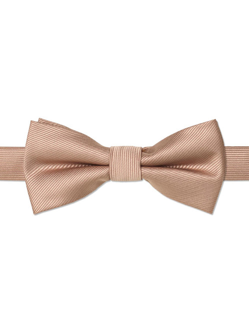 Boys gold banded bow tie