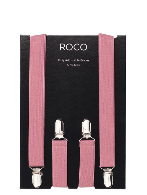 Boys mulberry pink adjustable braces